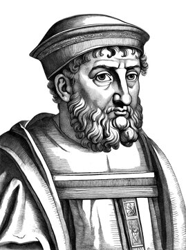 Claudius Ptolemy portrait, generative AI