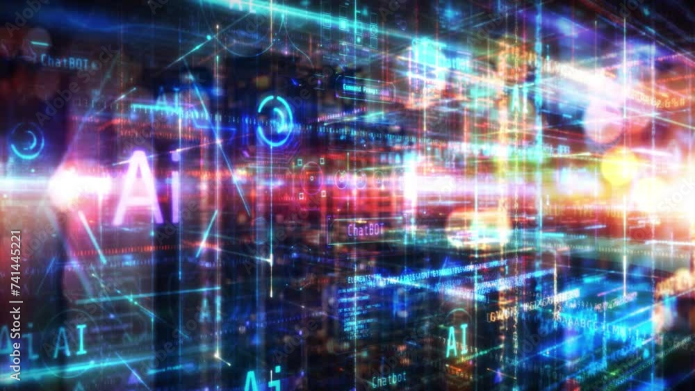 Poster data circulates throughout a virtual domain.