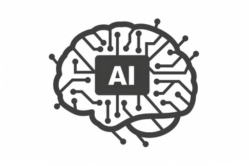 AI Brain Chip nanomaterials. Artificial Intelligence image analysis ct mind semiconductor equipment axon. Semiconductor quantum error correction circuit board ai ethics