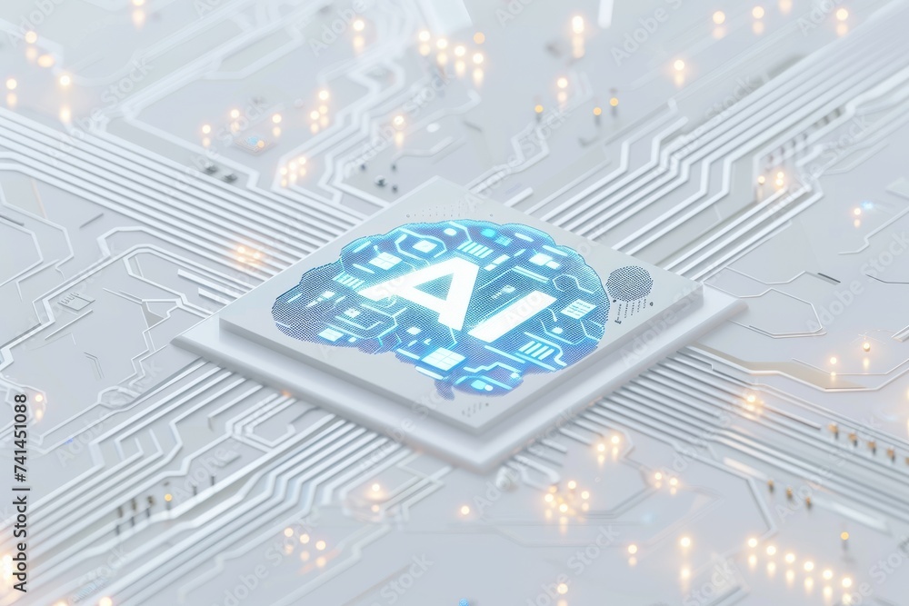 Poster ai brain chip epinephrine. artificial intelligence wireless neural interface mind health informatics