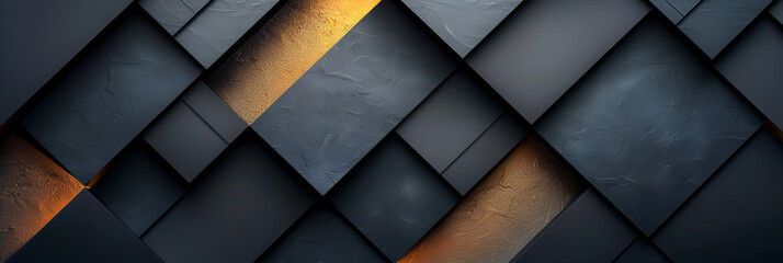  A Futuristic Geometric  background with stripes - obrazy, fototapety, plakaty