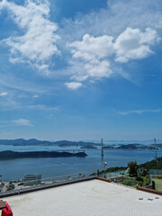 Obraz premium Rooftop with sea view