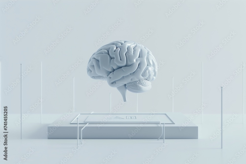 Poster ai brain chip cognitive reserve. artificial intelligence yield enhancement mind implants axon. semic