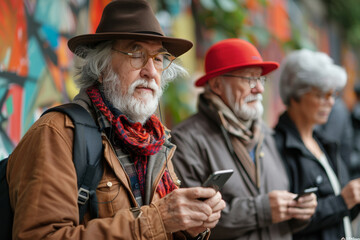 Fototapeta premium Group of Men Standing Together