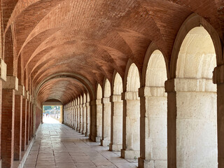 Soportales palacio Real Aranjuez España