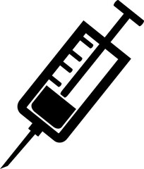 Syringe icon vector. Replaceable vector design