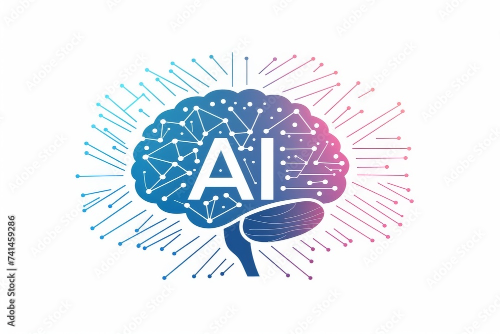 Aufkleber ai brain chip eq. artificial intelligence mind body practice mind infrastructure as a service axon. 