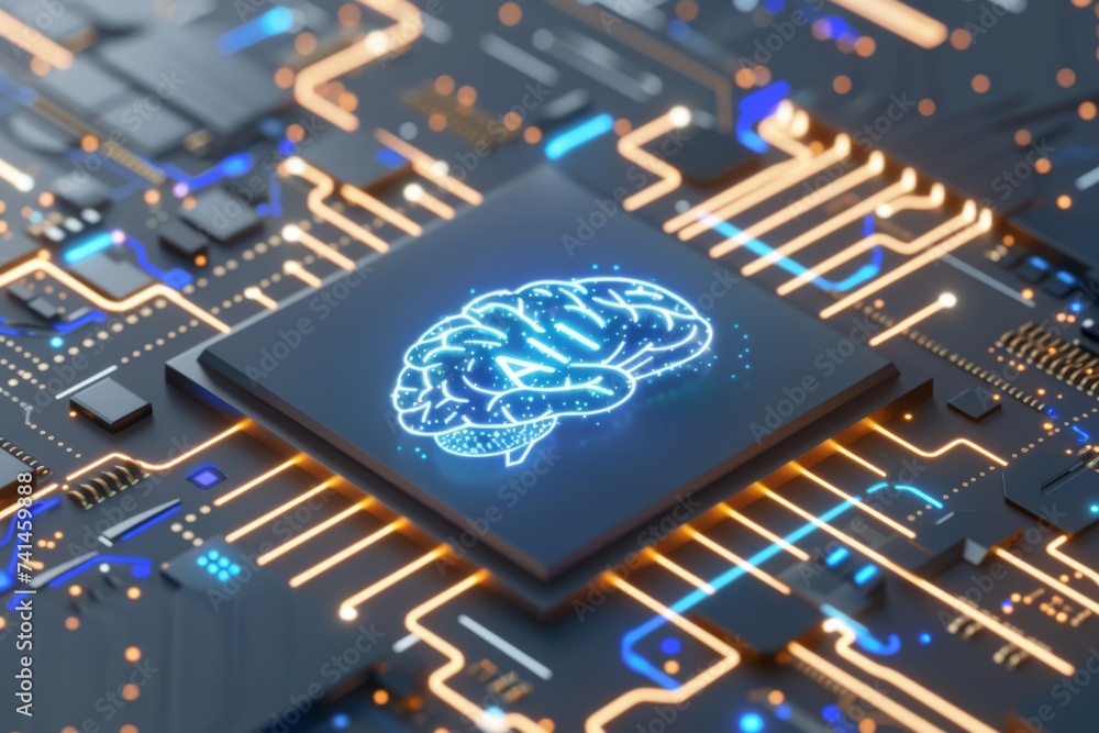 Poster ai brain chip outreach network. artificial intelligence medulloblastoma mind retinal implants axon. 