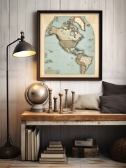 Coastal Nautical Chart: Vintage Map-Inspired Ocean Decor and Art Prints