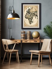 Sea Chart Serenity: Vintage Map-Inspired Seascape Art Print