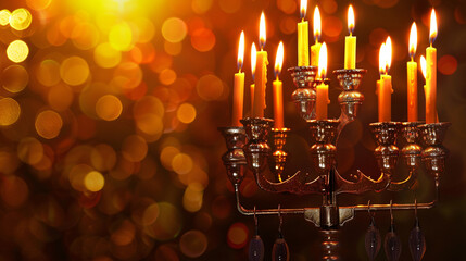 Jewish holiday Hanukkah background