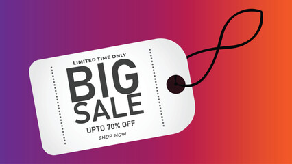 Sale banner template design . Super Sale, end of season special offer banner. vector illustration.