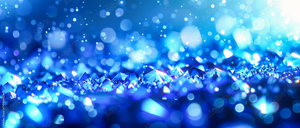 Aufkleber dazzling light particles dance in a festive atmosphere, creating a backdrop of sparkling bokeh perfe