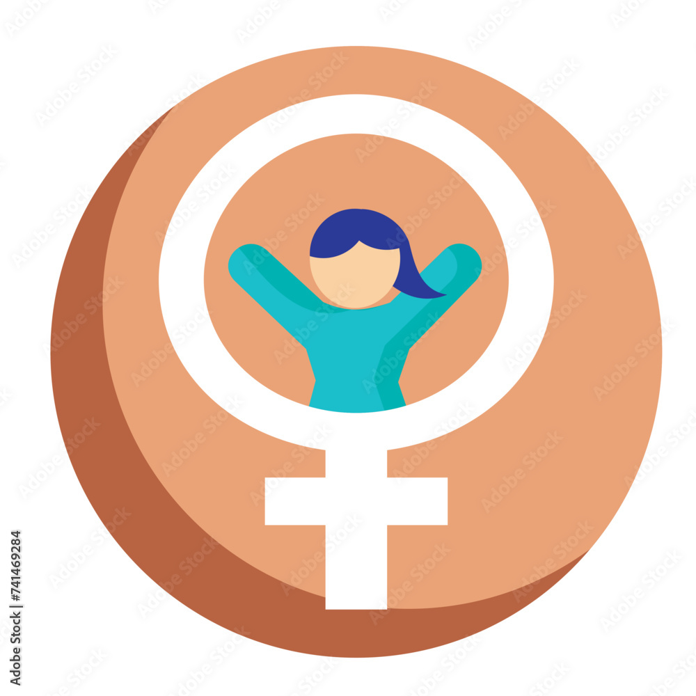 Poster Empower Woman Icon