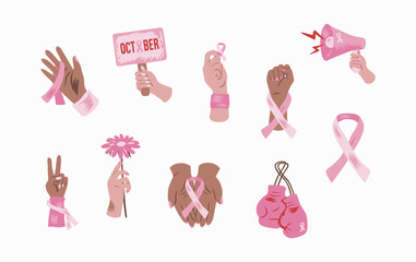 Breast Health Vector Illustration