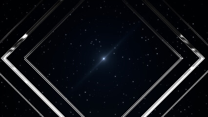 Abstract luxury geometric frame background