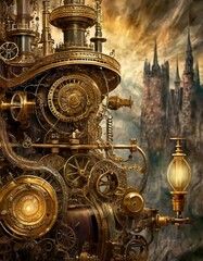 Steampunk city