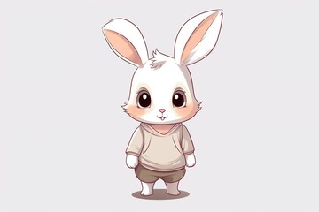 Obraz premium Whimsical Rabbit 3D Character Portraits: Adorable and Expressive Rabbit Renderings in Stunning 3D Detail 3d character portraits of animals rabbit