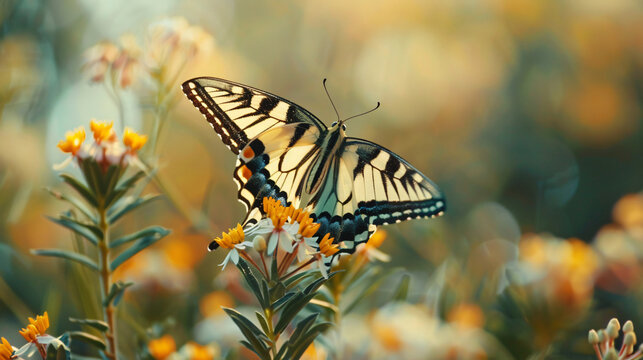 Beautiful butterfly: Scarce Swallowtail.