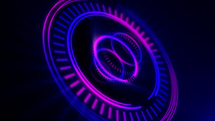 Abstract hi tech digital technology background