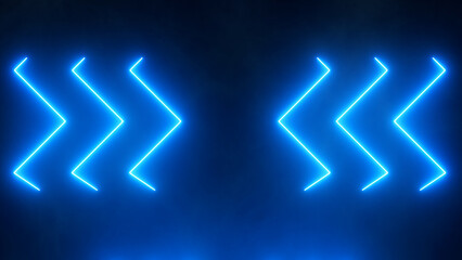 Abstract Neon Lines Led Light Background	
