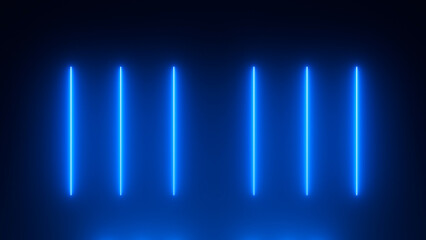 Abstract Neon Lines Led Light Background 
