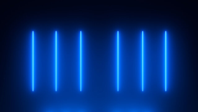 Abstract Neon Lines Led Light Background	
