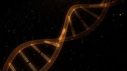 Abstract digital biology DNA model background