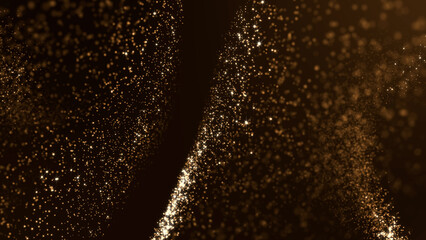 Abstract elegant luxury particle background