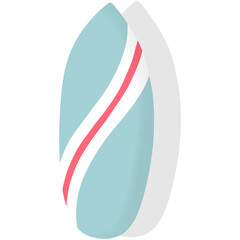 Hand drawing surf Illustration 