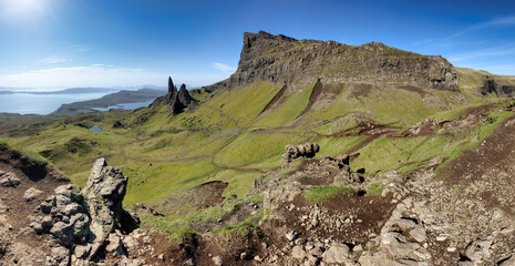 Old Man of Storr rock formation at Isle of Skye, Scotland - 741480074