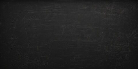 A black chalkboard on a black background. Suitable for educational or creative design projects - obrazy, fototapety, plakaty