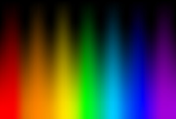 Colorful glowing bright light background concept. 3D Illustration