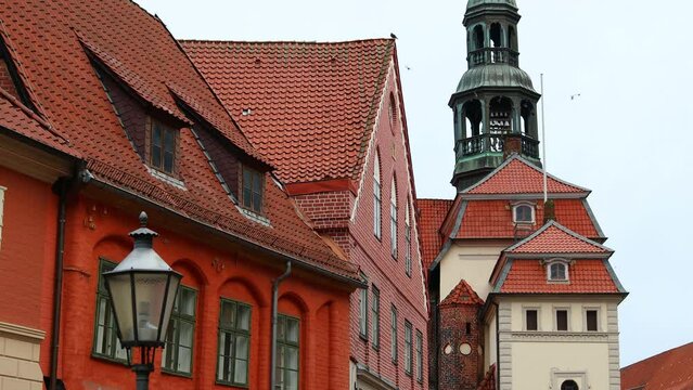 the historic lueneburg germany 4k video