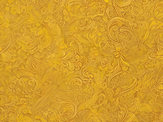 batik background with the dominant color yellow