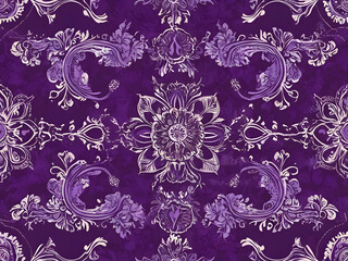 batik background with the dominant color purple