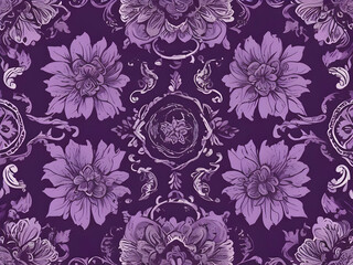 batik background with the dominant color purple