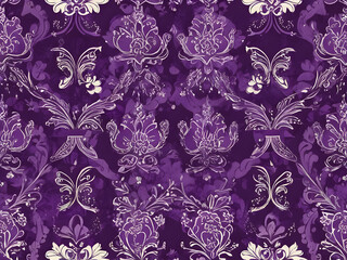batik background with the dominant color purple