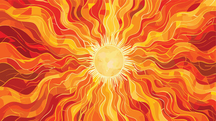 Fototapeta na wymiar Sun Sunburst Pattern. Vector illustration 