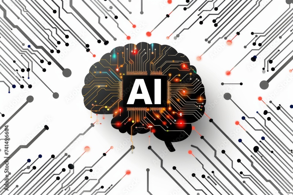 Poster ai brain chip document similarity. artificial intelligence brain tumor clinical trials mind backup s