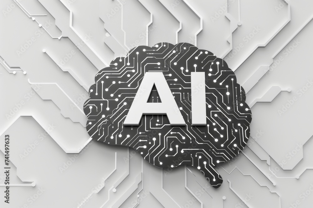 Aufkleber ai brain chip evolutionary algorithm. artificial intelligence cannabinoids mind laser diodes axon. s
