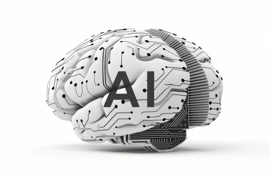 AI Brain Chip supervised learning. Artificial Intelligence quantum machine learning mind nitric oxide axon. Semiconductor health data interoperability circuit board nanotool