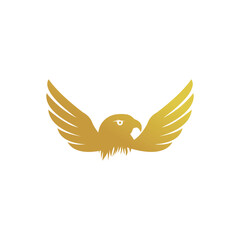 Eagle logo design vector with premium concept