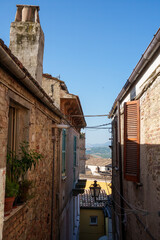 Fototapeta na wymiar Penne, historic town in Abruzzo, Italy