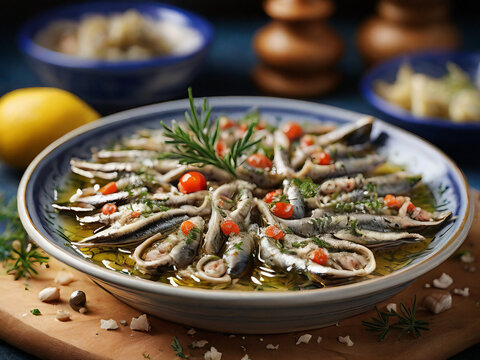 Gavros (Marinated Anchovies)
