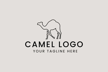 camel logo vector icon illustration