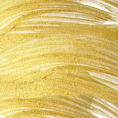 Gold Paint art, watercolor 