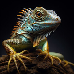 Iguana photography close up photo