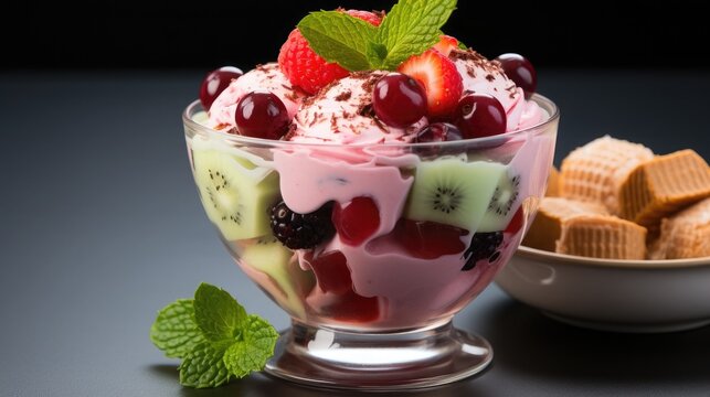 a glass of delicious and fresh falooda