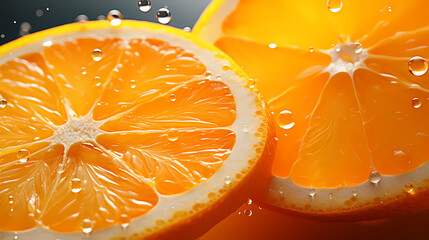 Ripe oranges, orange fruit illustration